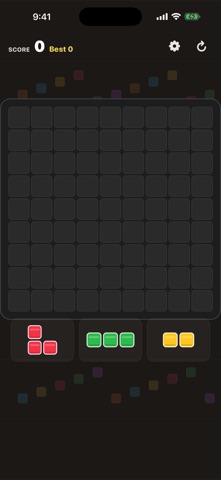 Neon Grid Blocks screenshot
