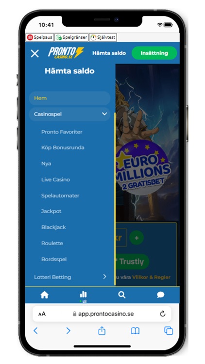 ProntoCasino screenshot-3