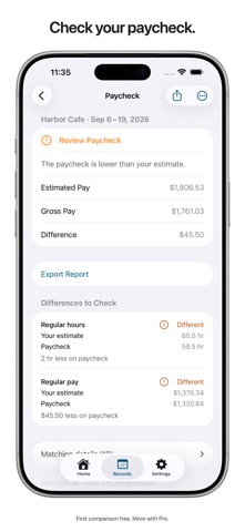Cernori Hours Tracker screenshot 3