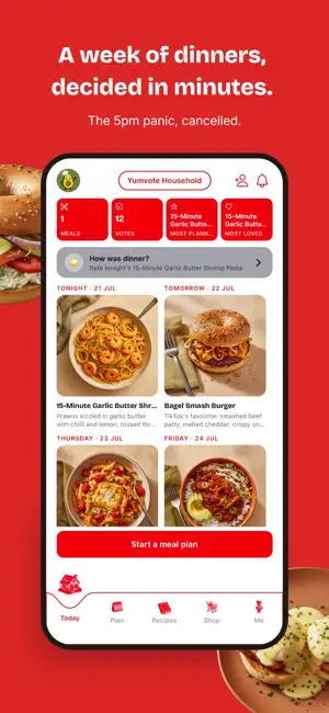 Yumvote: Family Meal Planner screenshot 3