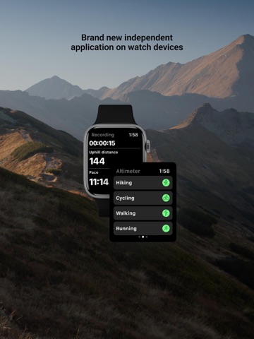 Altimeter Mountain GPS Tracker iPad screenshot