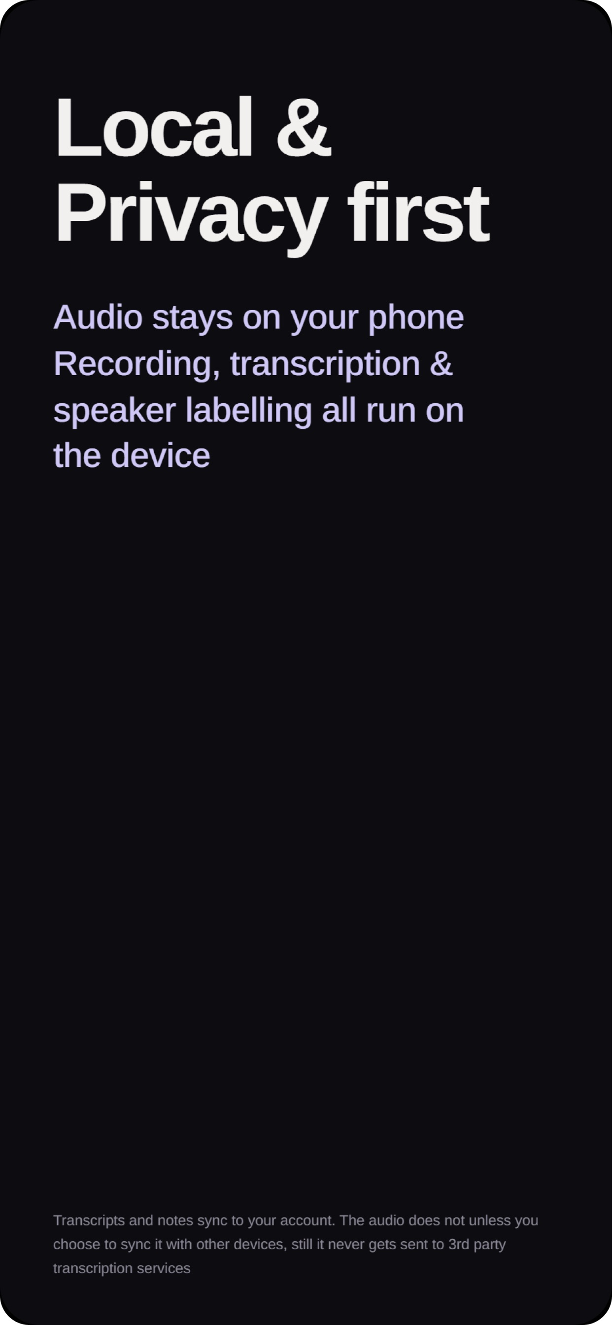 Screenshot 3 of PitaraAI - private note taker