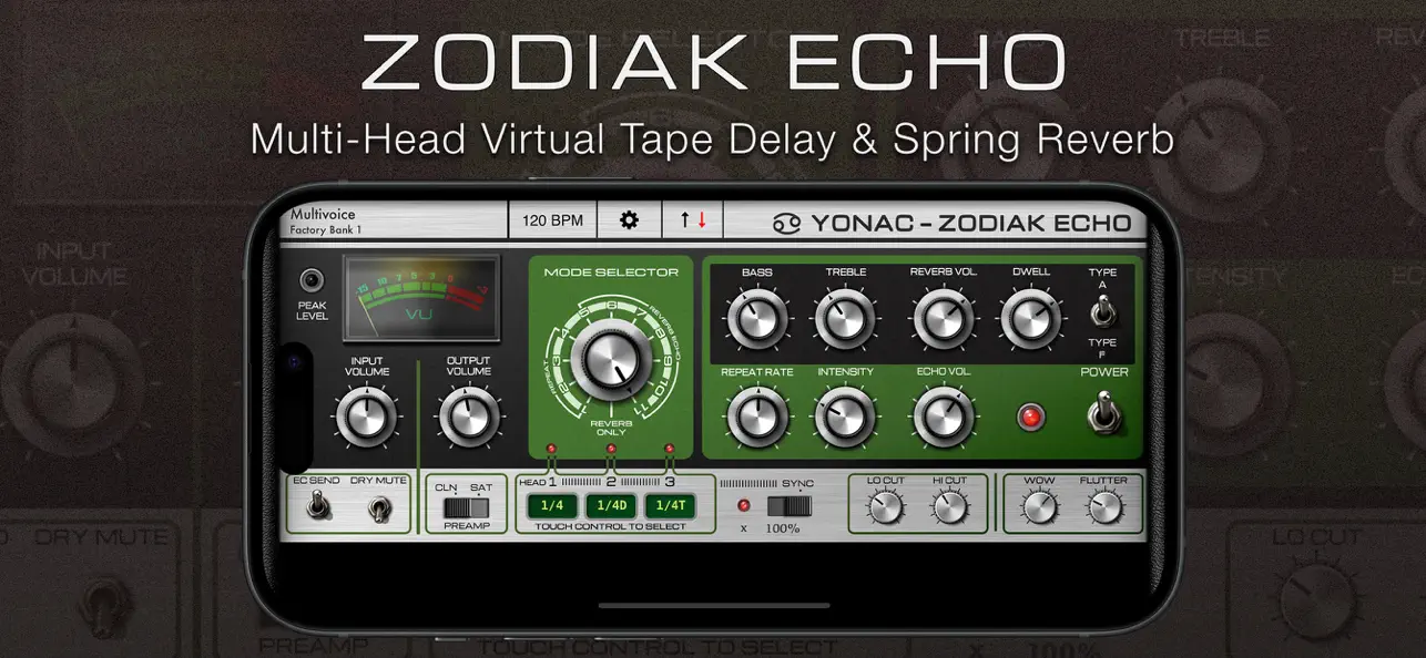 #1. Zodiak ECHO Delay & Reverb (iOS) بواسطة: Yonac Inc.