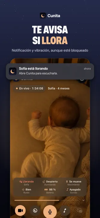 Cunita: Baby Monitor screenshot 2
