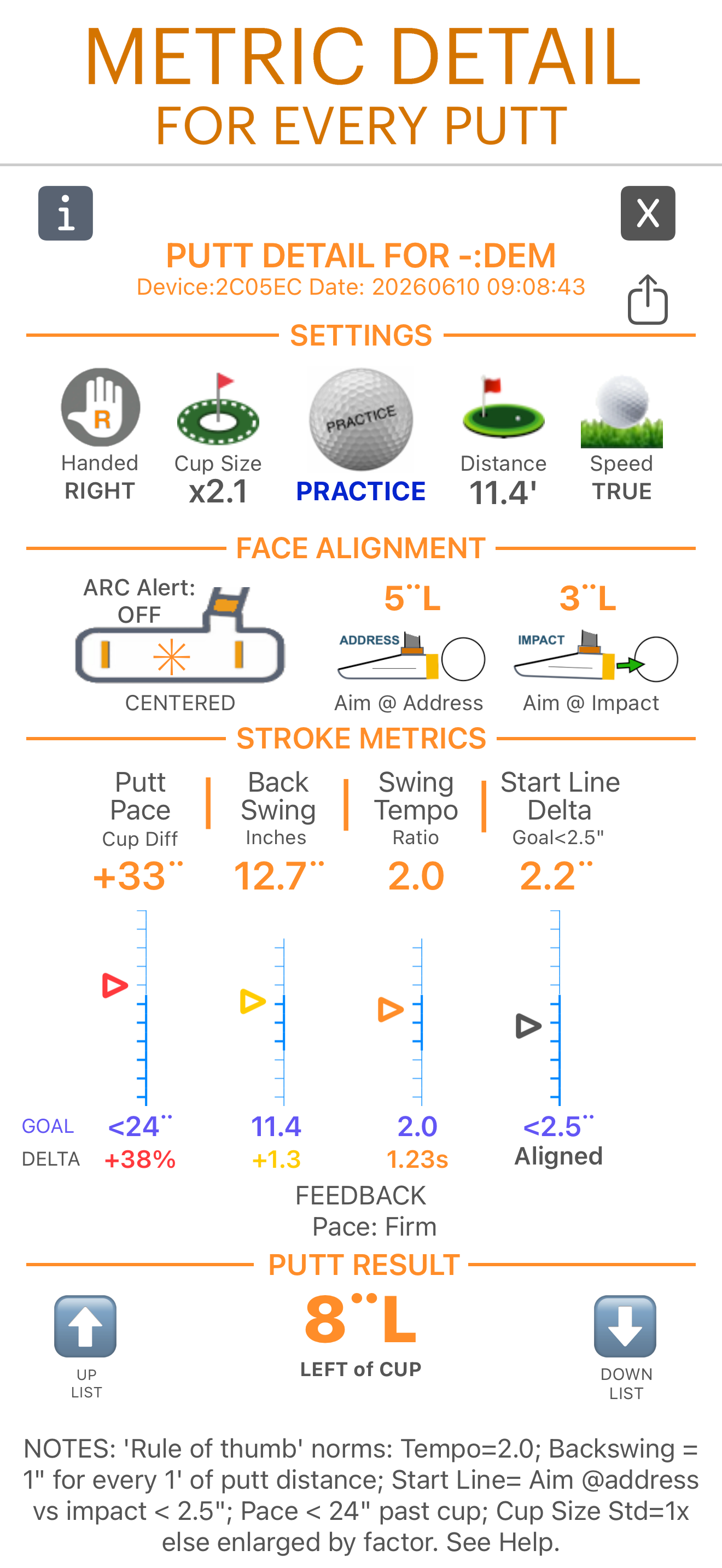 Putt Preview AR Putting: iOS26 screenshot 9