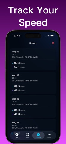 SpeedTest: WIFI Speed Test iPhone screenshot