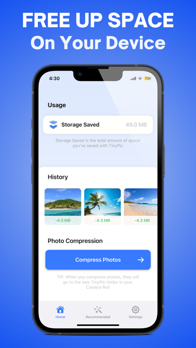 Compress Photos: Shrink Images Screenshot