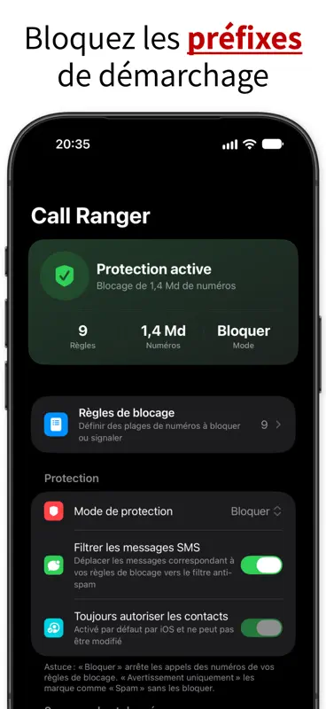Call Ranger: Bloqueur d'appels screenshot 6 of 7