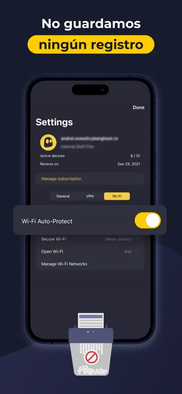 CyberGhost: Safe & Private VPN screenshot 4 of 6