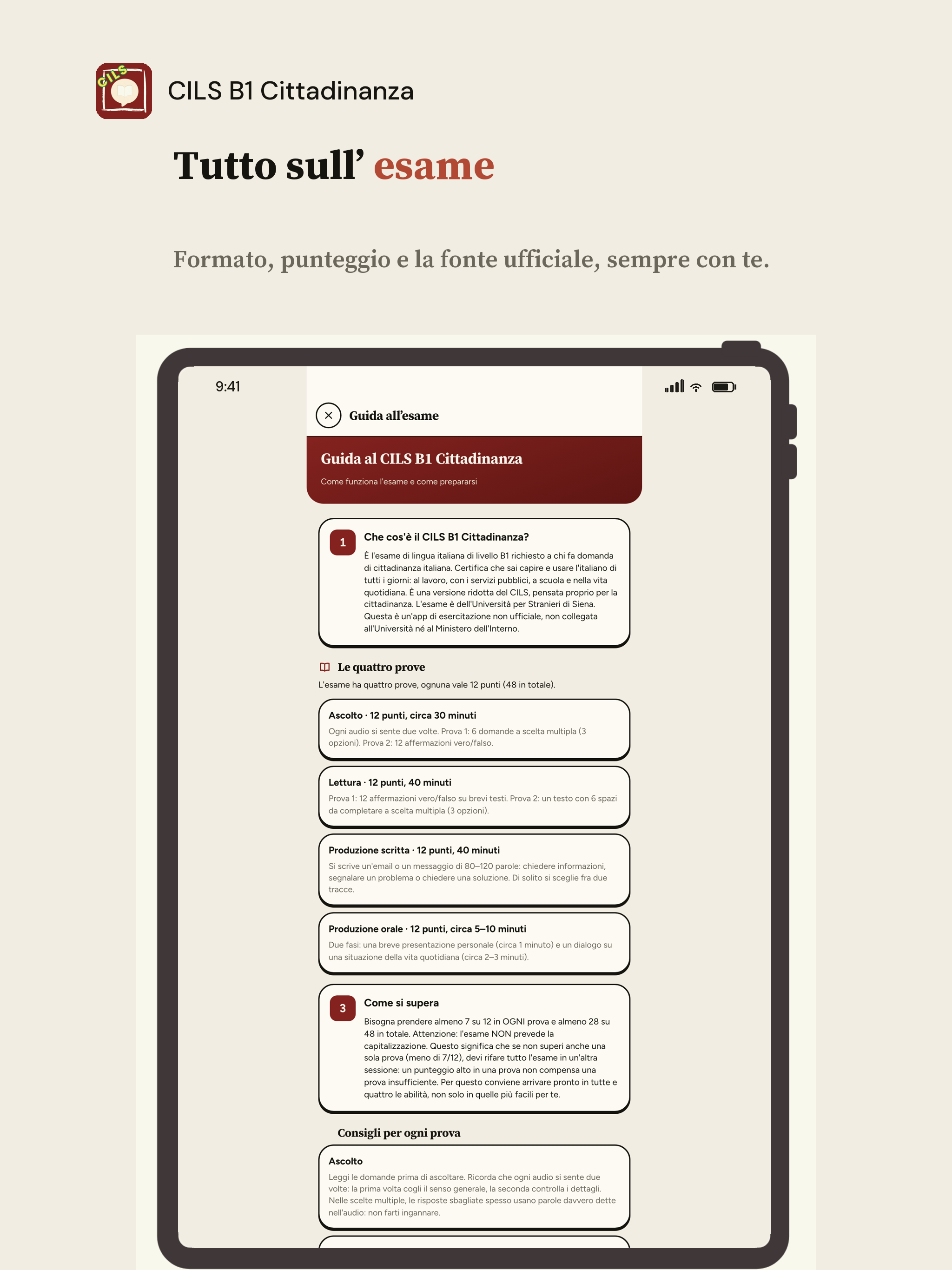 CILS B1 Cittadinanza: Italian screenshot 16