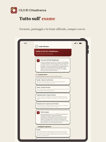 CILS B1 Cittadinanza: Italian iPad screenshot