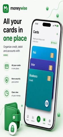 MoneyWise: Finanças Pessoais iPhone screenshot