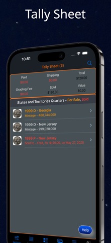 States & Territories Quarter iPhone screenshot