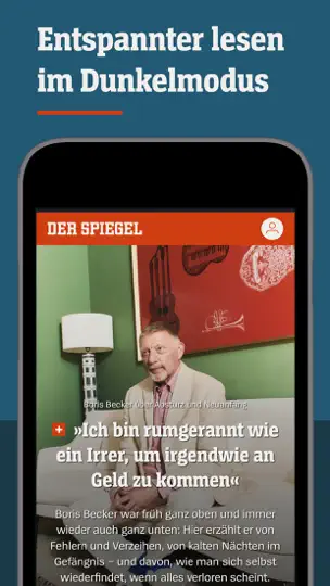 Screenshot von DER SPIEGEL - Nachrichten auf dem iPhone 10