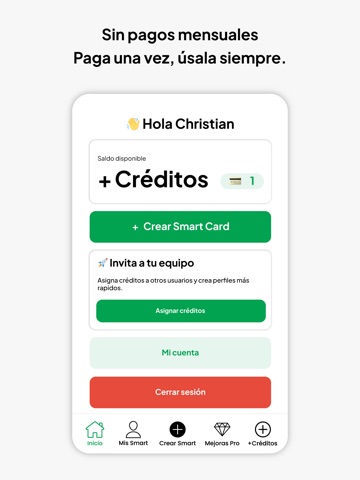 SmartCards App iPad screenshot