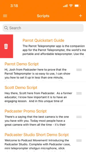 Parrot Teleprompter screenshot 3
