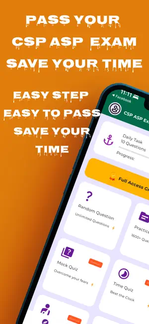 CSP ASP Exam Practice 2027 screenshot 1