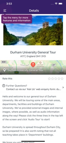 Durham University Tours Screenshot 1 of 3