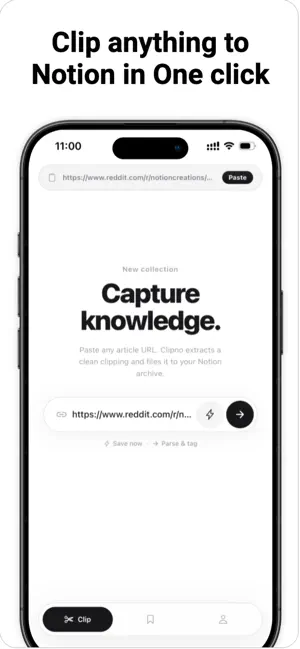 Clipno: Web Clipper for Notion screenshot 1