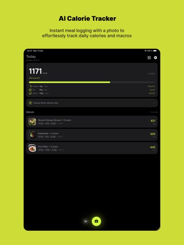 AI Calorie Counter - Vaha iPad screenshot