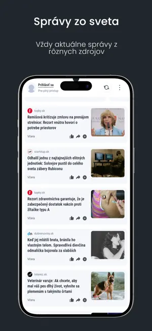 Tvoje správy – aktuálne správy screenshot 2