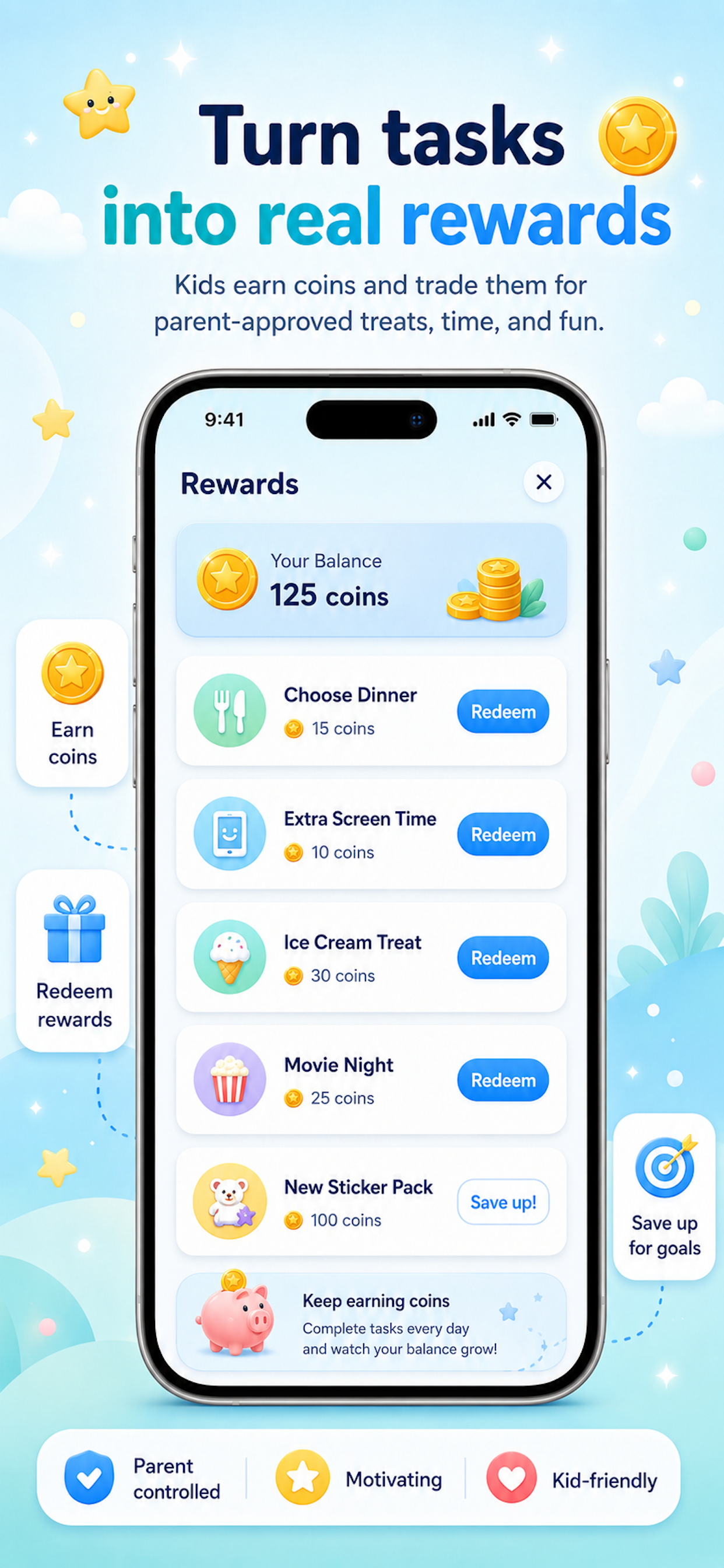 Tasky: Chore Chart & Rewards screenshot 3