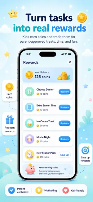 Tasky: Chore Chart & Rewards screenshot 3