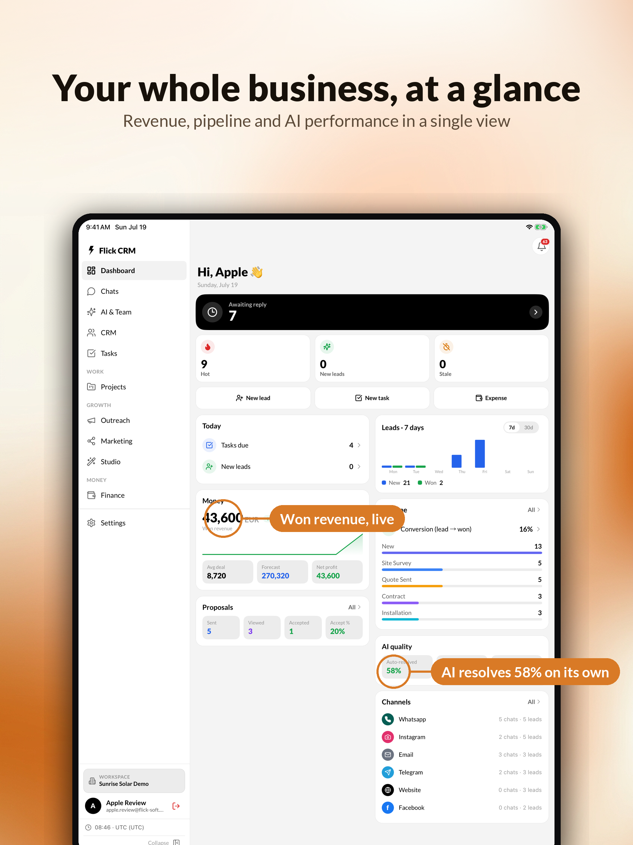 Flick AI CRM screenshot 6