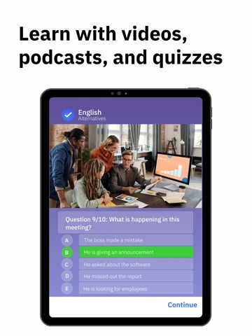 Edhomy Academy iPad screenshot