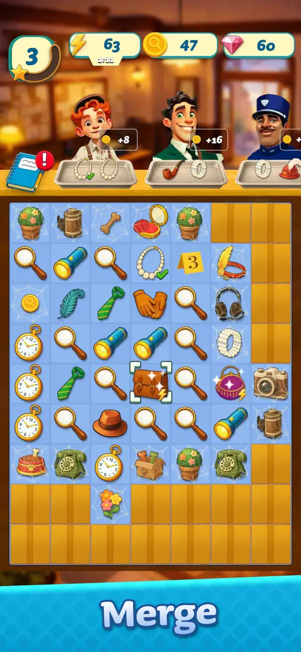 #3. Marie's Mysteries: Merge Story (iOS) 由: Mintry Inc.