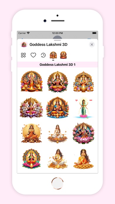 Screenshot 1 of Goddess Lakshmi 3D App