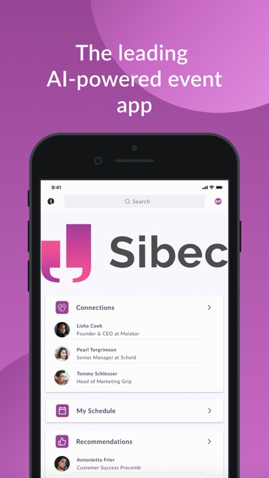 Sibec Fitness Industry Events Screenshot