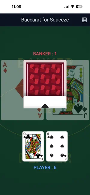 Baccarat for Squeeze screenshot 3