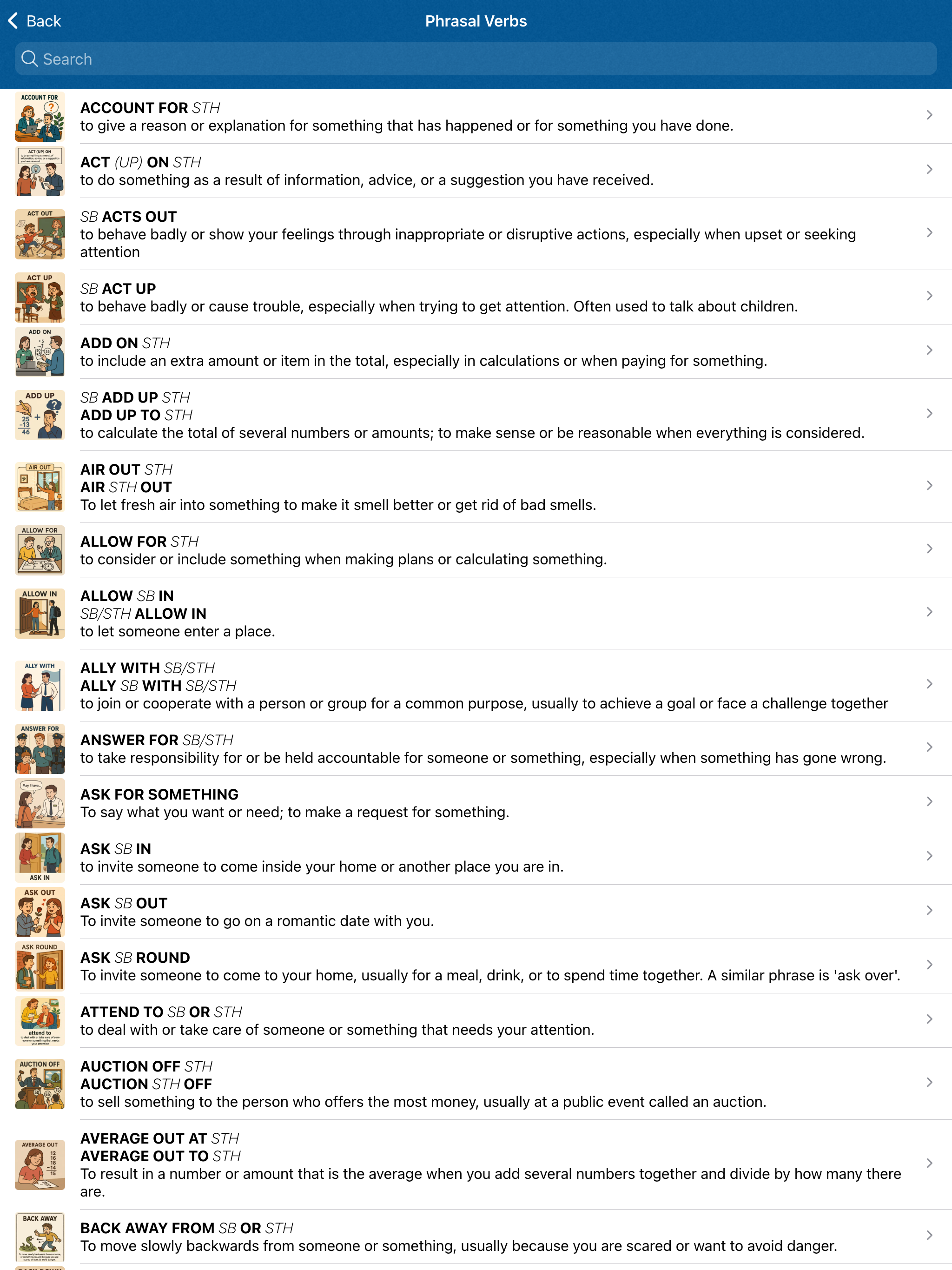 Phrasal Verbs in Action screenshot 7