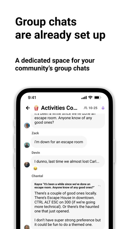 SMACK app: Group Communication