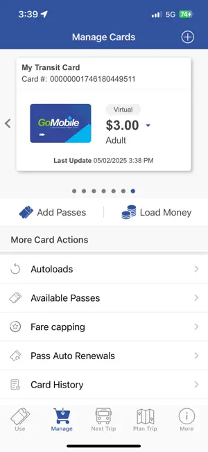 HRT GoMobile screenshot 2
