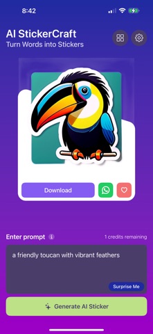 AI StickerCraft screenshot
