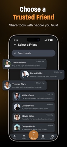 Toolix – Borrow & Lend Tools iPhone screenshot