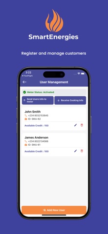 Smart Energies Shared Meter screenshot