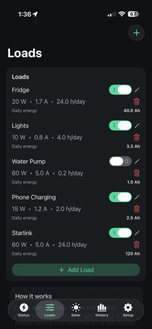 Offgrid Power screenshot