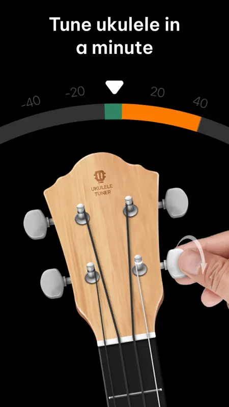 Ukulele Tuner: tune & chords screenshot 1 of 9