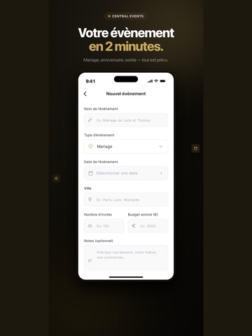 Central Events App iPad screenshot