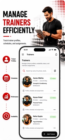 GymCare – Smart Gym Management iPhone screenshot
