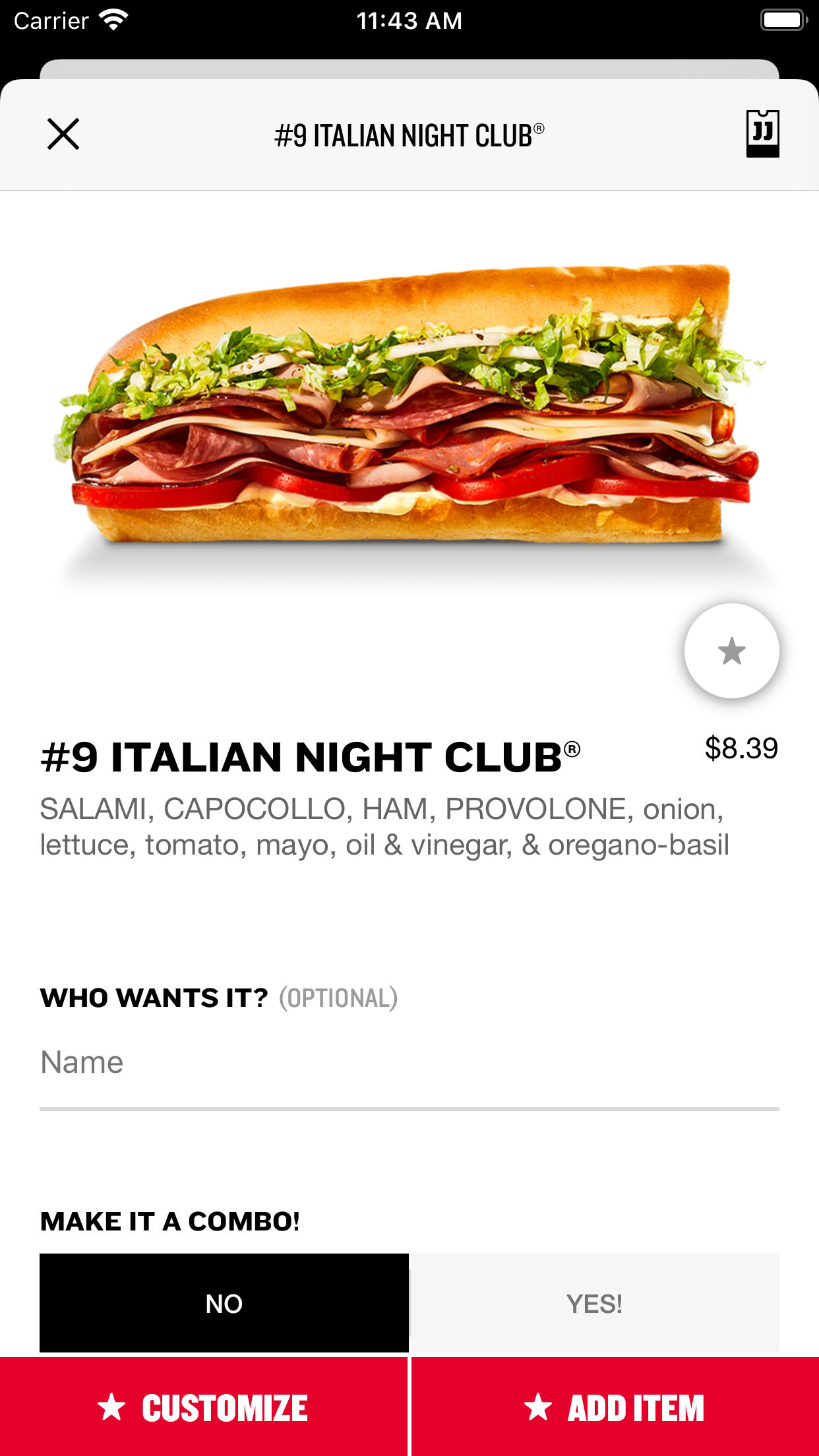 Jimmy John’s Sandwiches screenshot 6