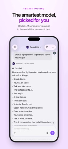ChatLLM: AI Chat, Bot & Agent iPhone screenshot 2