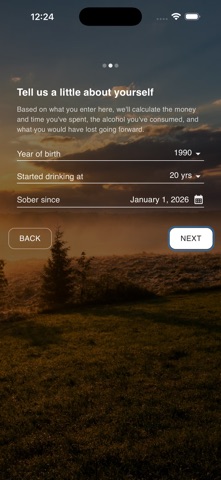 Sobriety Days iPhone screenshot