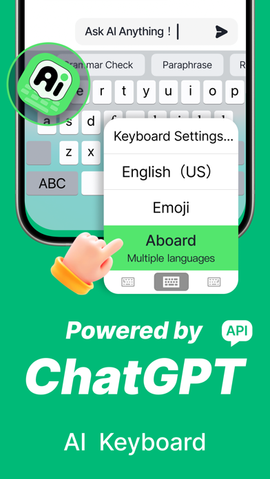 AI Writing & Keyboard: Aboard Screenshot