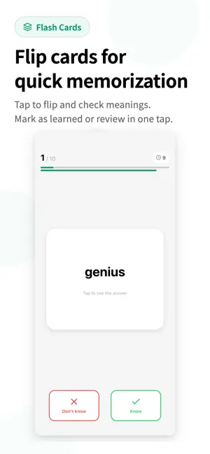 Eiken Grade 3 1500 Vocabulary screenshot 4