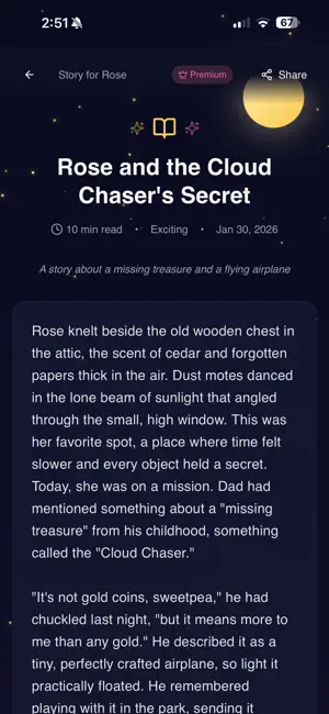 DreamWeaver AI Bedtime Stories screenshot 1