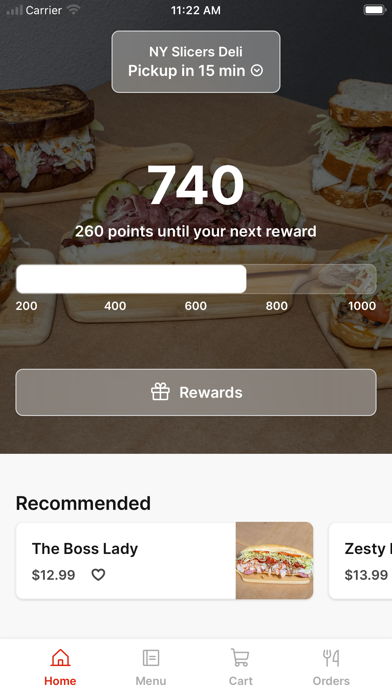 NY Slicers Deli iPhone screenshot 1 - Food & Drink app
